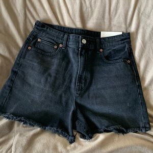 American Eagle Black Jean Shorts